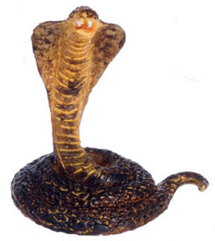 Dollhouse Miniature King Cobra